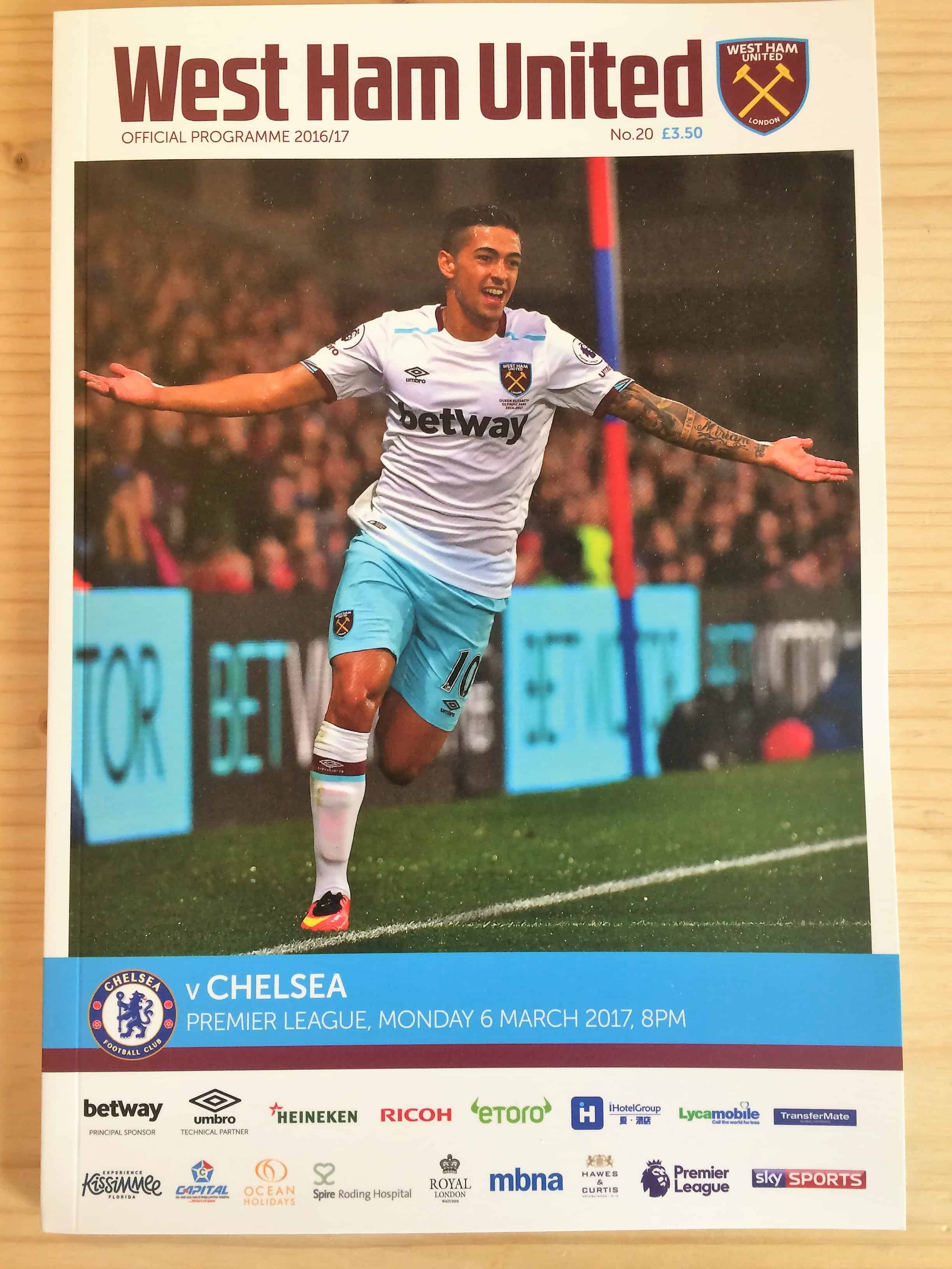 West Ham United FC v Chelsea FC